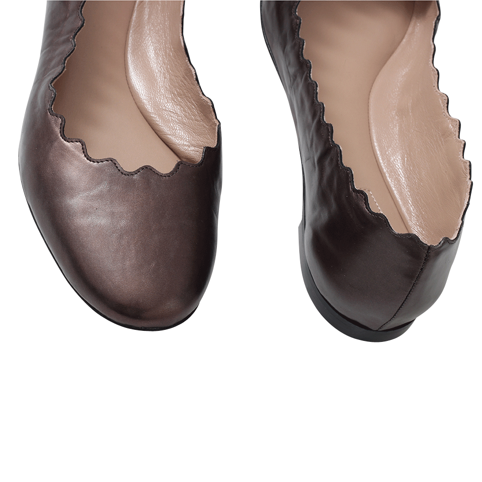 CHLOÉ-Scalloped Flat-