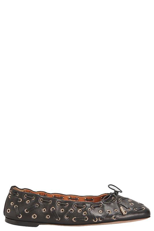 CHLOÉ-Oracia Grommet Ballerina Flat-