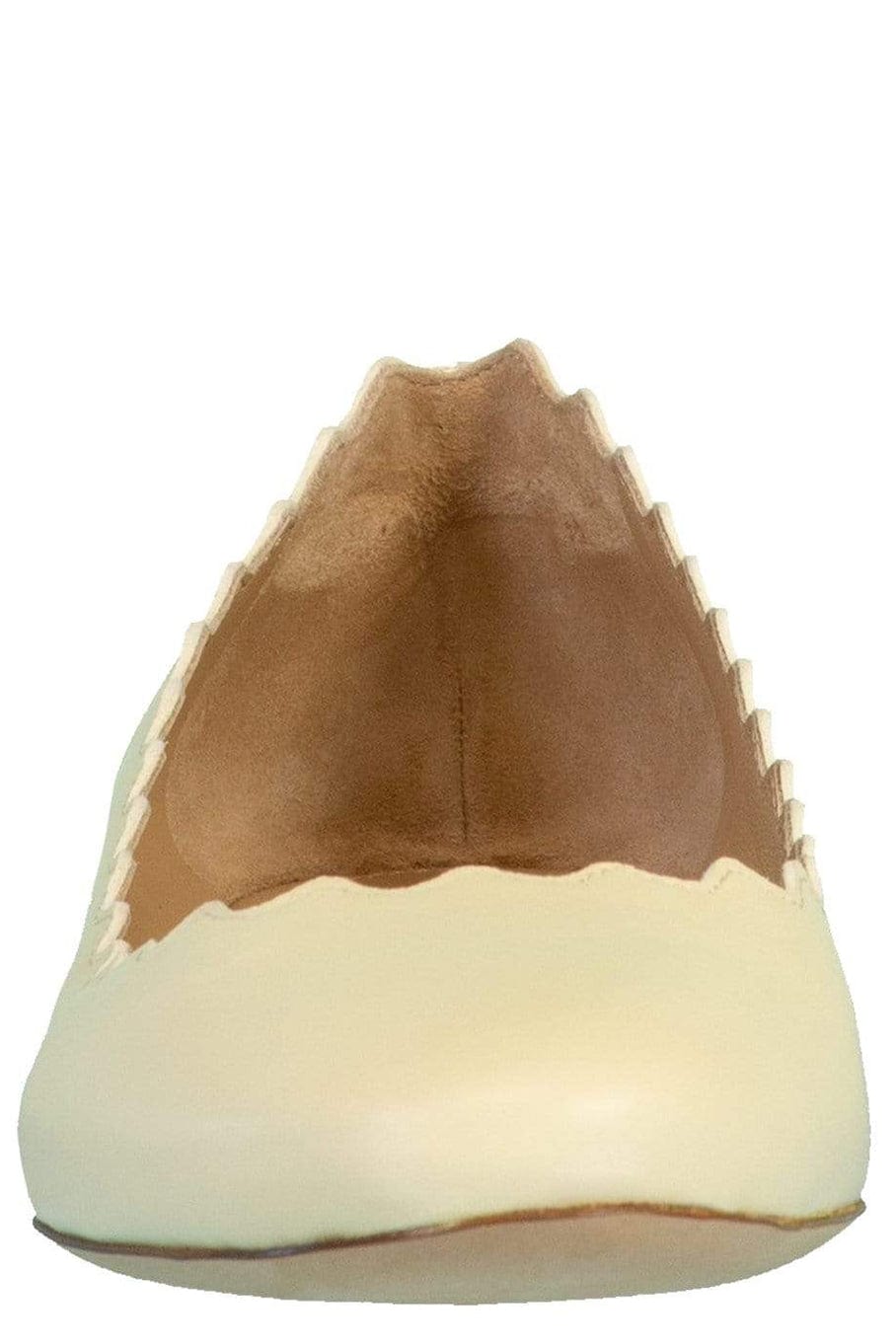 CHLOÉ-Lauren Flat - Cream-