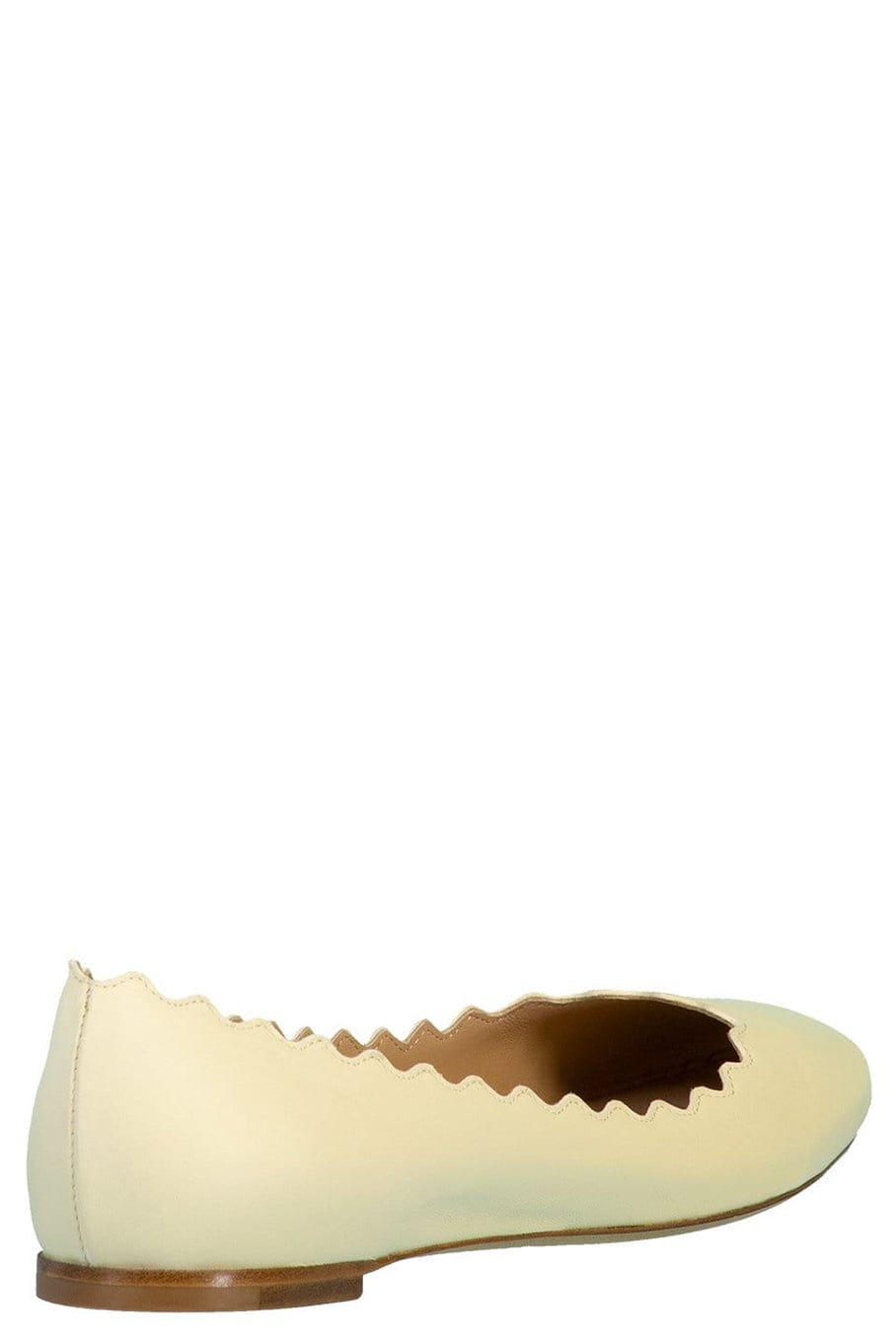 CHLOÉ-Lauren Flat - Cream-