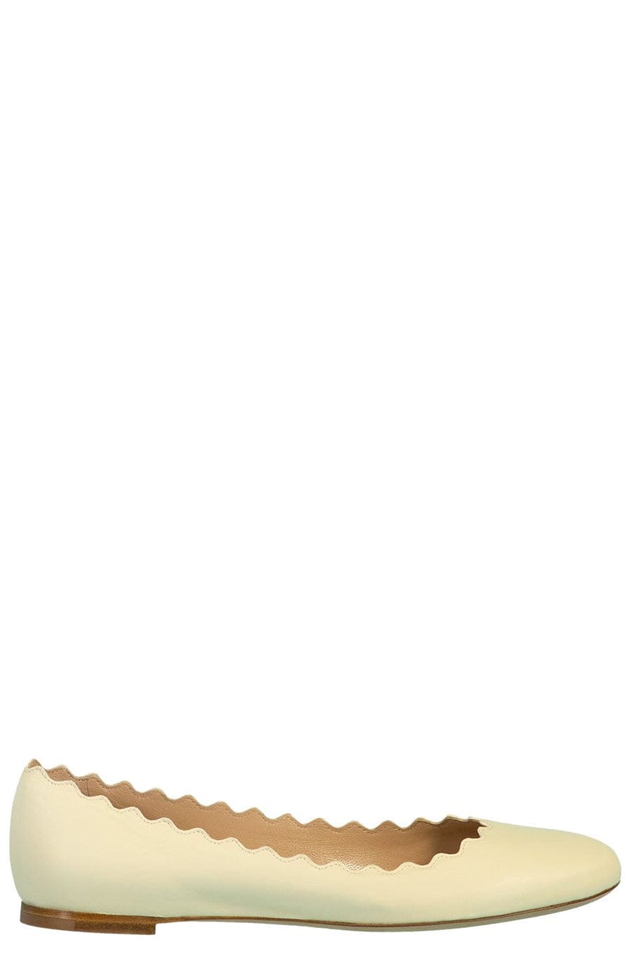 CHLOÉ-Lauren Flat - Cream-