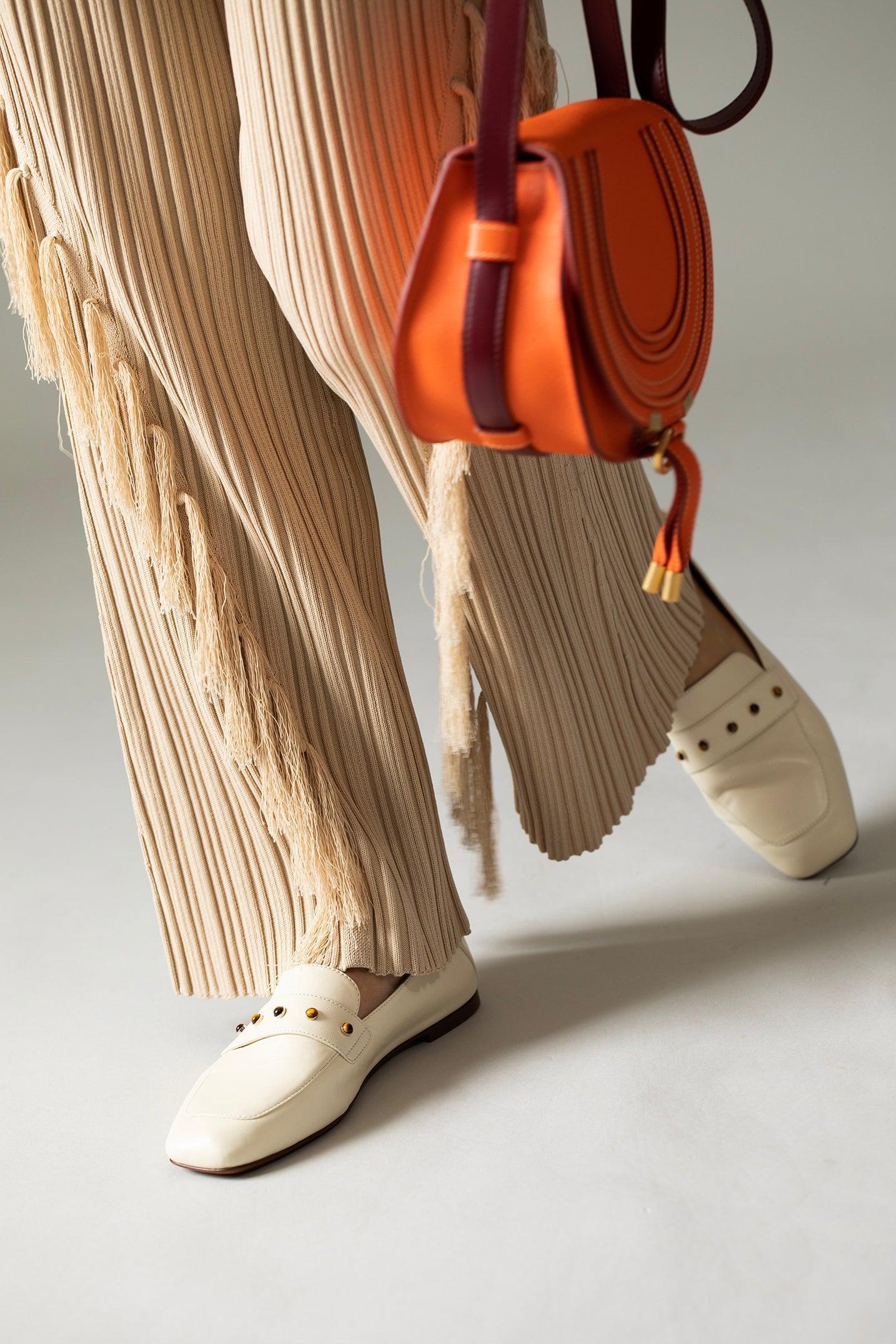 CHLOÉ-Aurna Loafer - Eggshell-