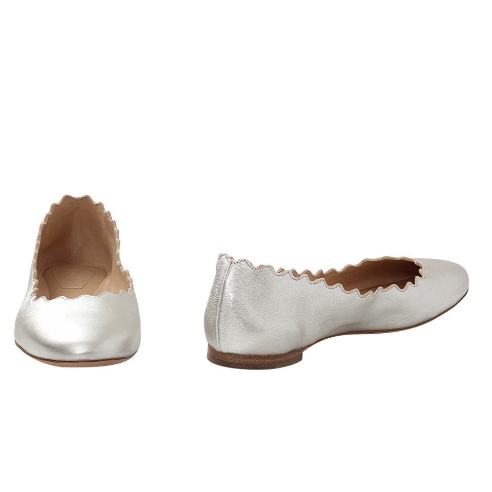 CHLOÉ-Lauren Scalloped Ballet Flat-