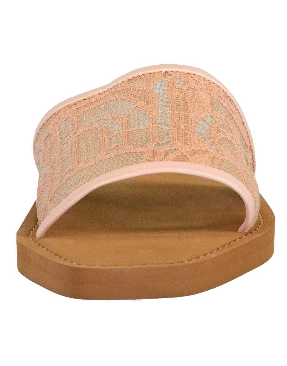 CHLOÉ-Woody Lace Slides-