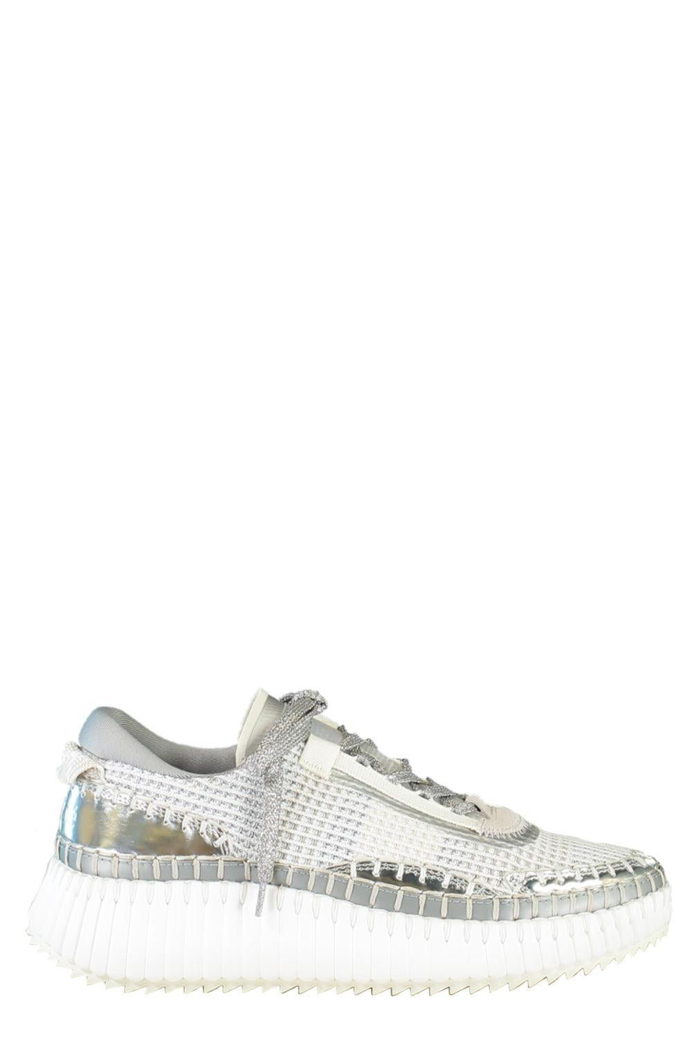Nama Sneaker - Silver Grey-GREY-36-SHOESNEAKER-CHLOÉ