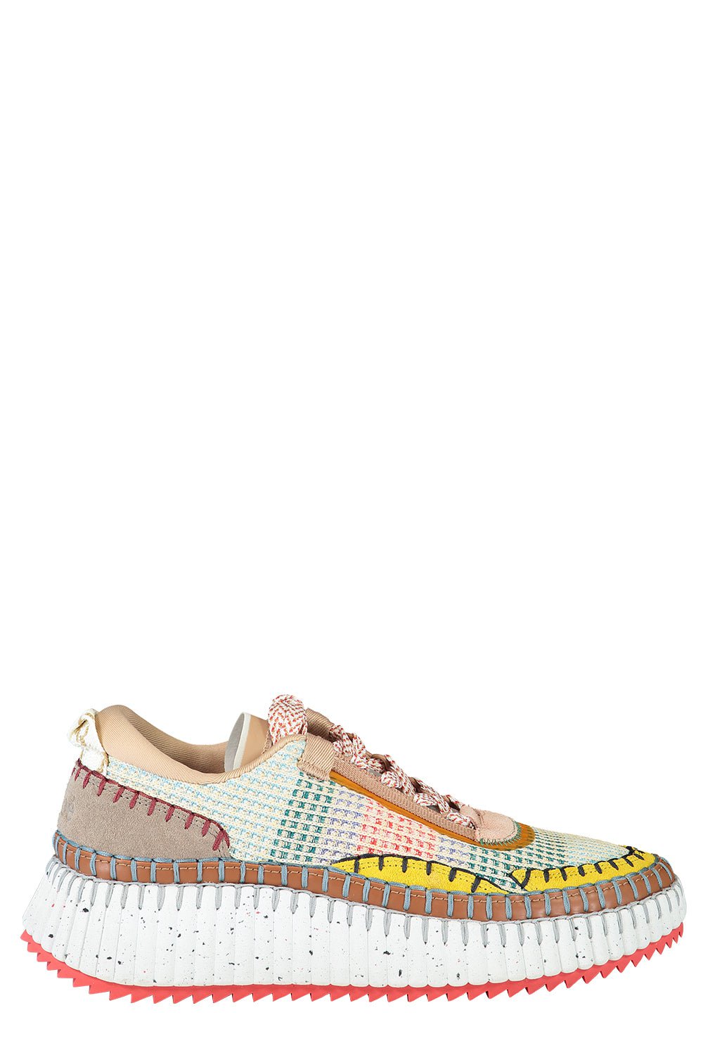 CHLOÉ-Nama Sneaker - Havana Khaki-