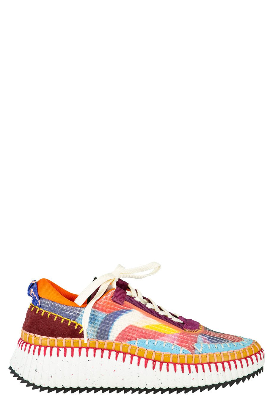 CHLOÉ-Nama Sneaker - Multi Red-