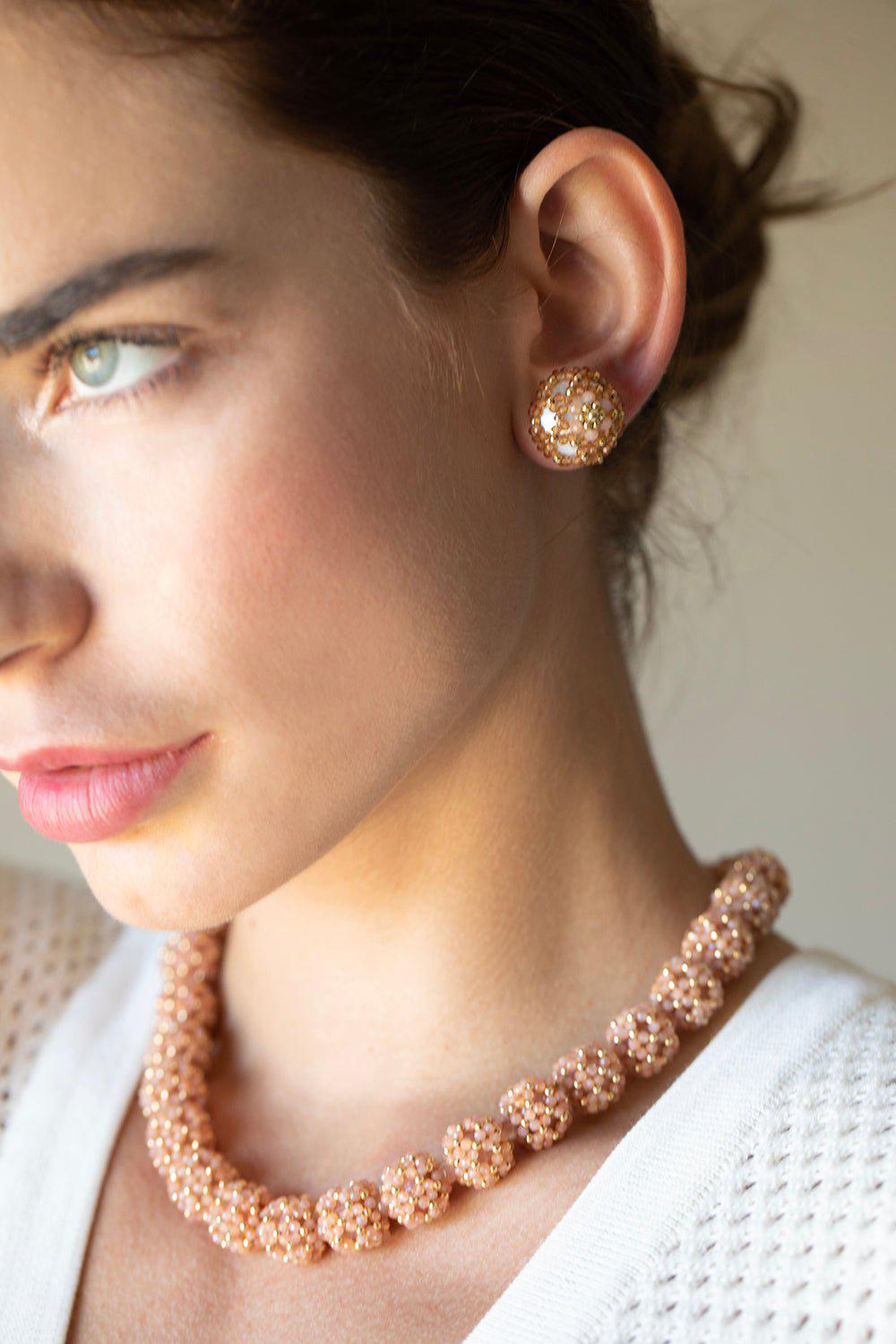 CHRIS DAVIES-Confetti Collar Necklace-YELLOW GOLD