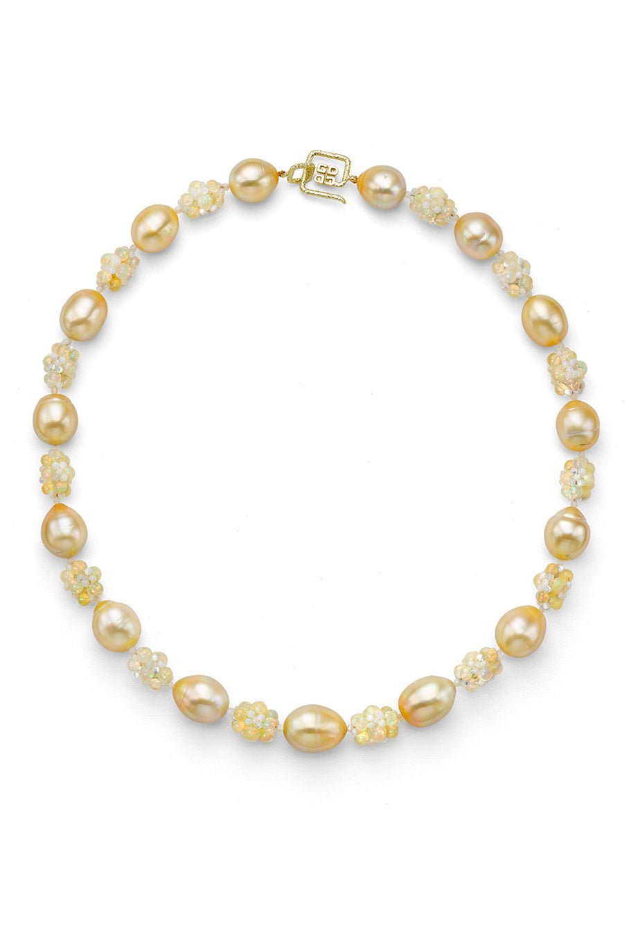 CHRIS DAVIES-Daisy B Necklace-YELLOW GOLD