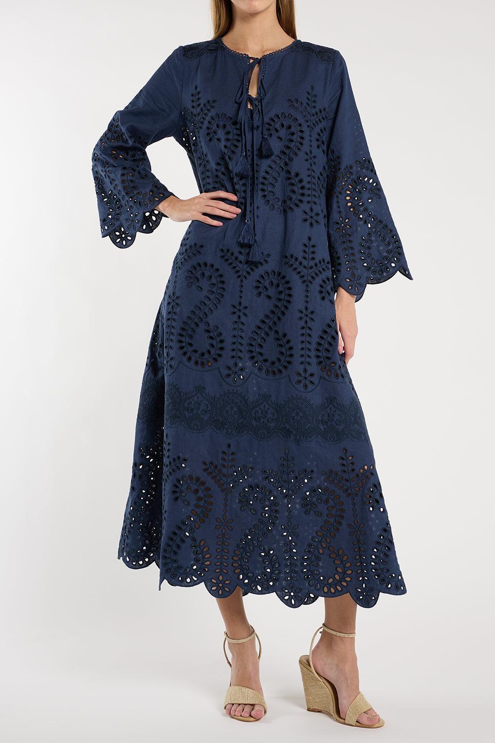 Norah Dress-BLUE-XS-CLOTHINGDRESSCASUAL-CHRISTY LYNN