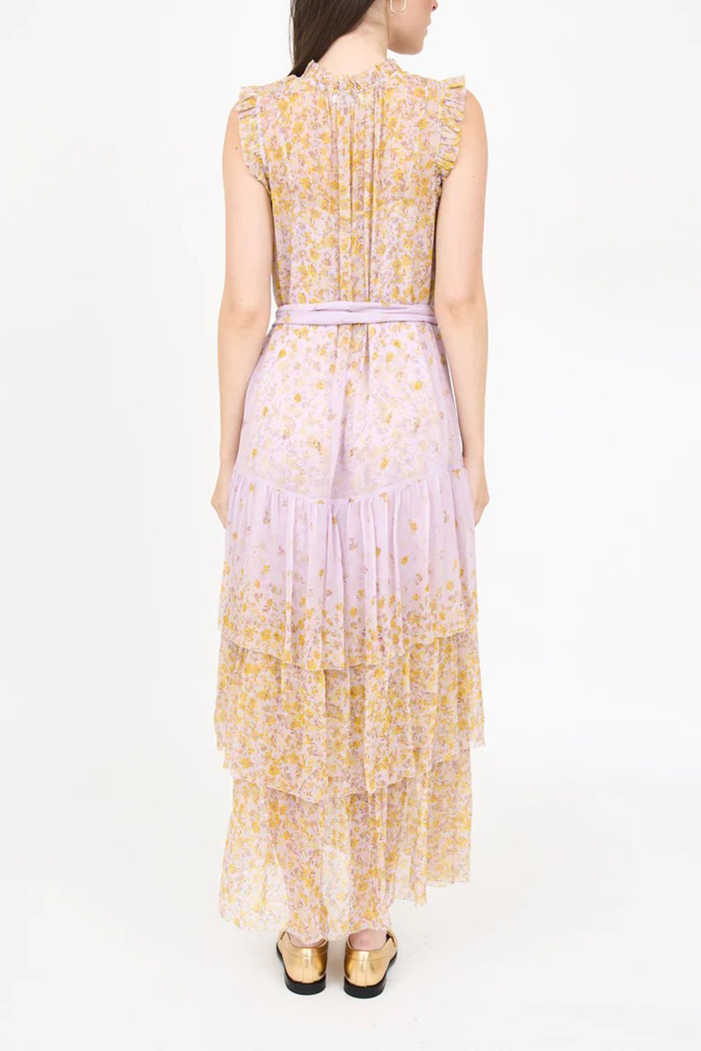 CHRISTY LYNN-Christian Dress - Floral Mauve-FLRLMAUV