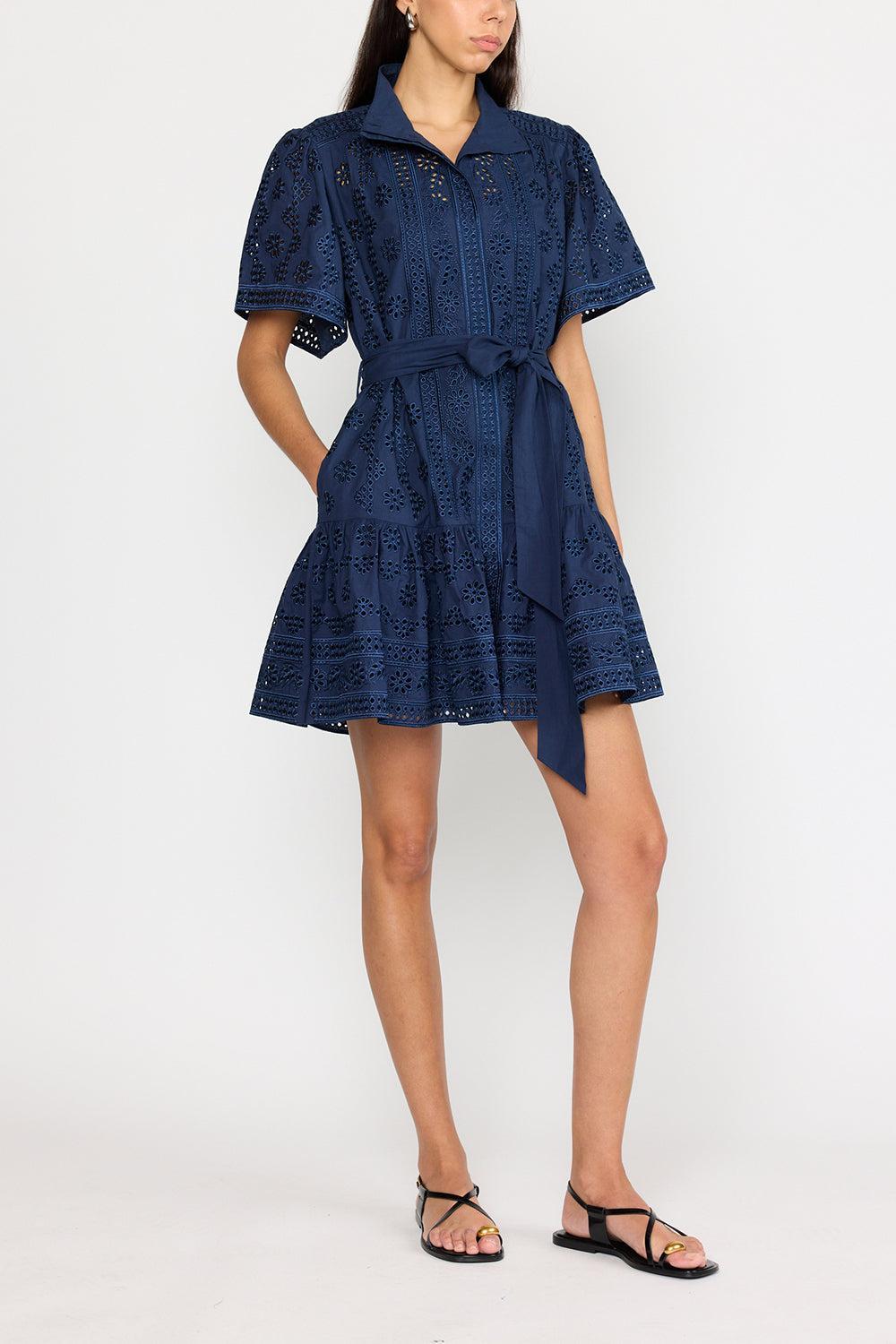 Drew Dress-NAVY-XS-CLOTHINGDRESSCASUAL-CHRISTY LYNN