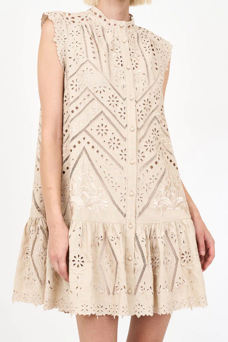 CHRISTY LYNN-Lucie Dress - Tan-