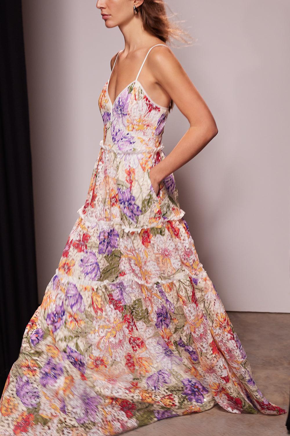 Demi Dress - White Bouquet-WHTBOQUT-XS-CLOTHINGDRESSCASUAL-CHRISTY LYNN