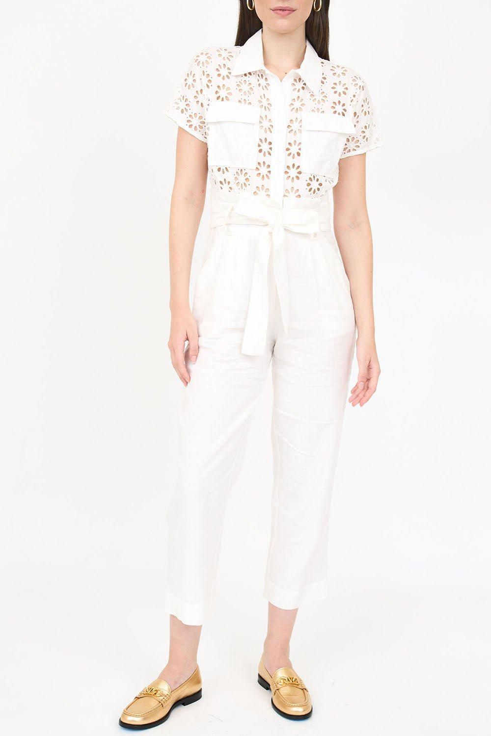CHRISTY LYNN-Chase Jumpsuit - White-