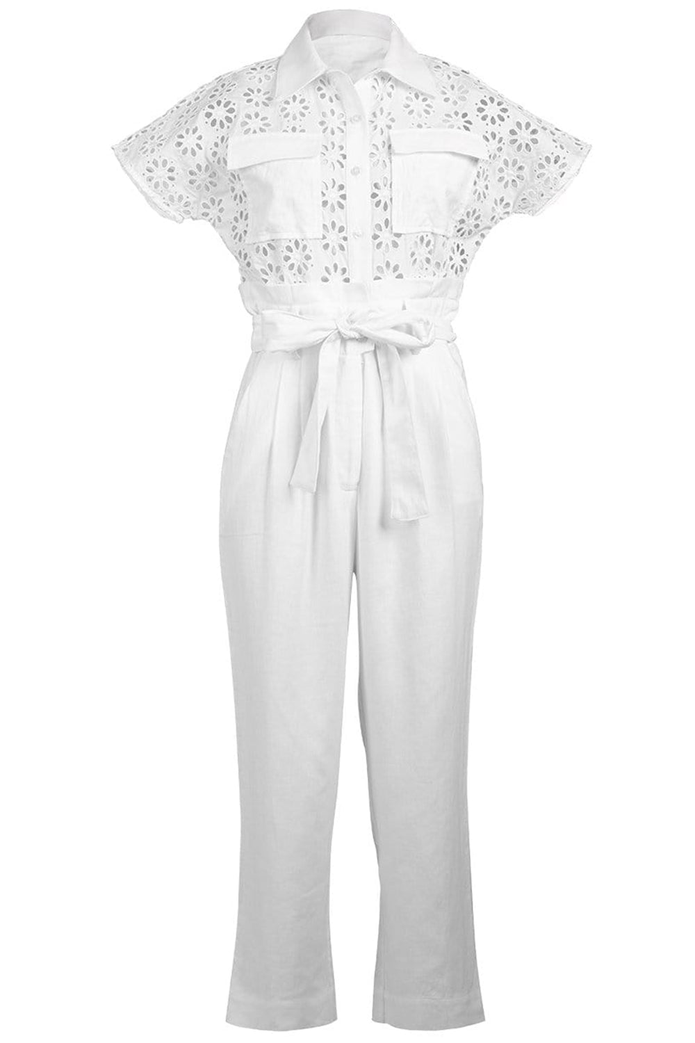 CHRISTY LYNN-Chase Short Sleeve Jumpsuit-