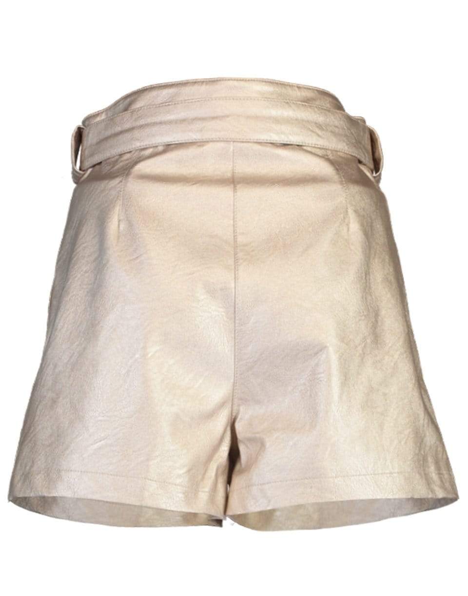 CHRISTY LYNN-Indigo Faux Leather Short-
