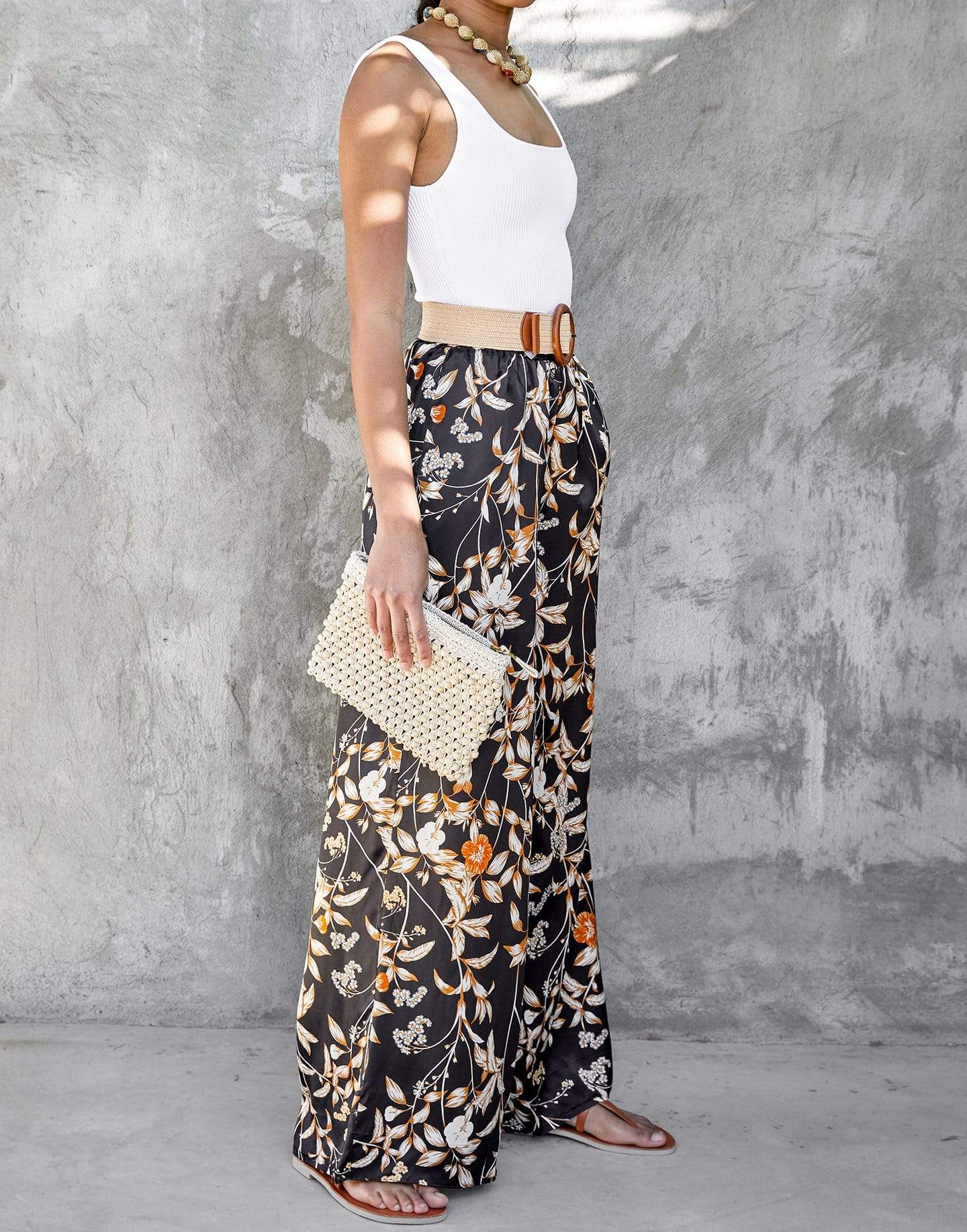 CHRISTY LYNN-Jade Pants - Black Desert Rose-