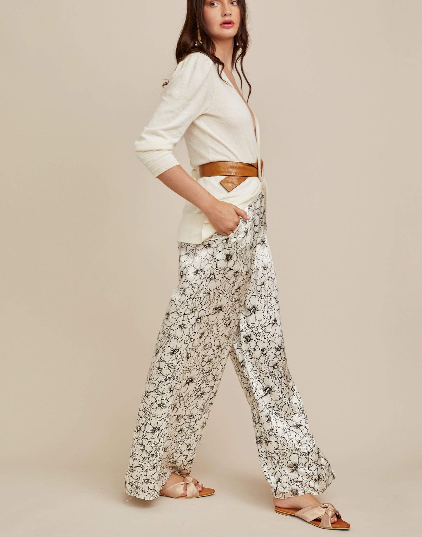 CHRISTY LYNN-Jade Pant - Etched Floral-