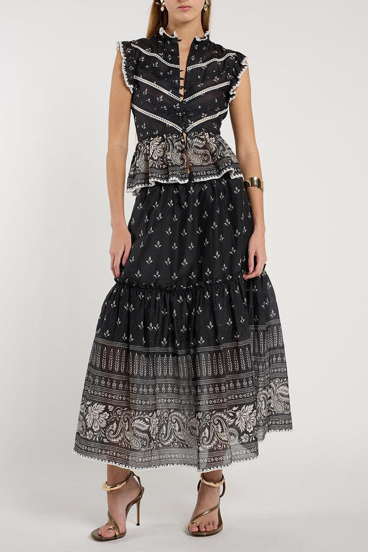 Barbara Skirt-BLACK-XS-CLOTHINGSKIRTMAXI-CHRISTY LYNN