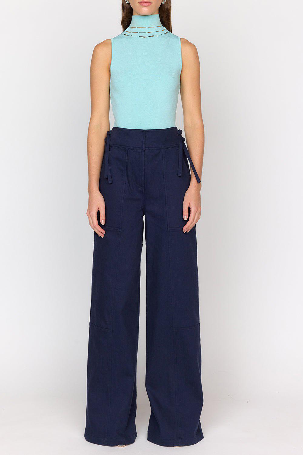 CHRISTY LYNN-ASPYN PANT - NAVY-