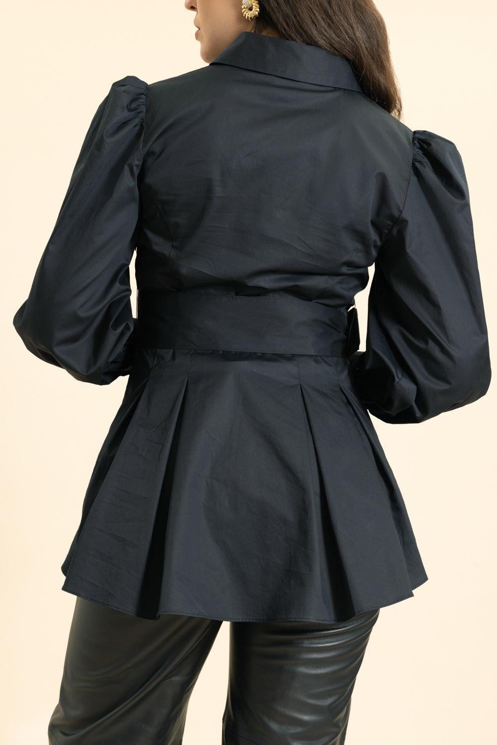 Mazarra Cotton Top-BLACK-2-CLOTHINGTOPBLOUSE-CHRISTY LYNN