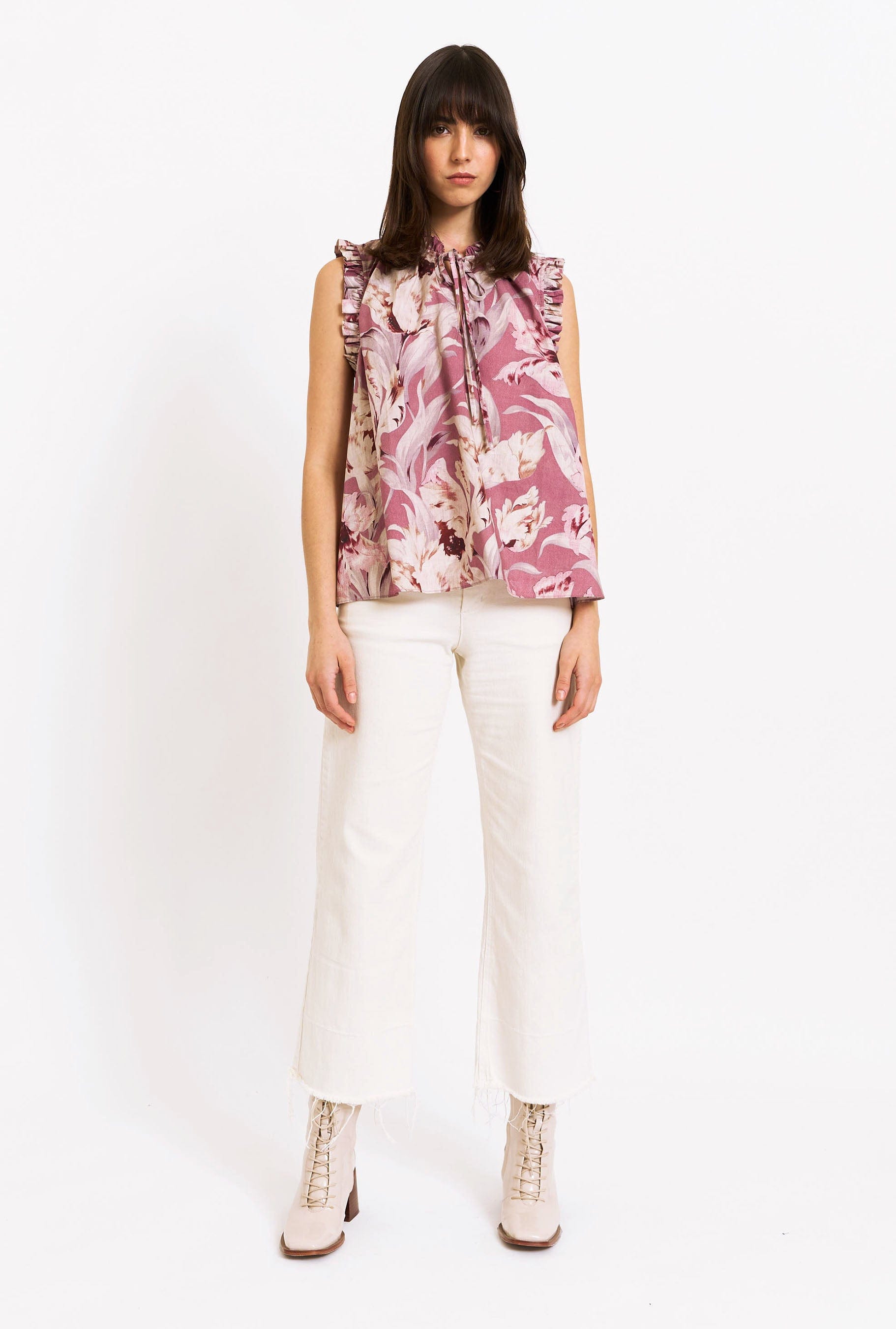 CHRISTY LYNN-Nora Top - Calla Lily Pink-