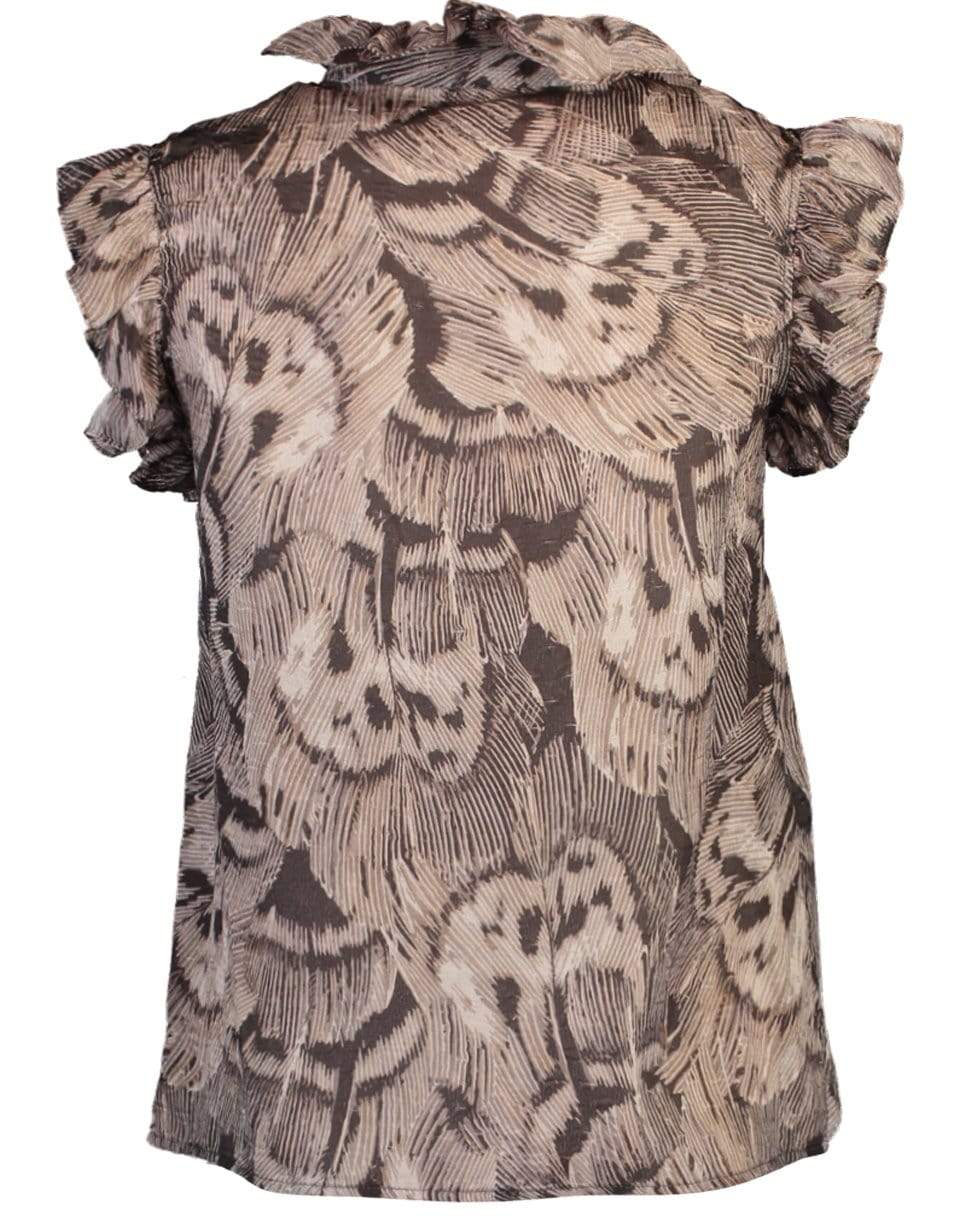 CHRISTY LYNN-Marfa Short Sleeve Ruffle Top-