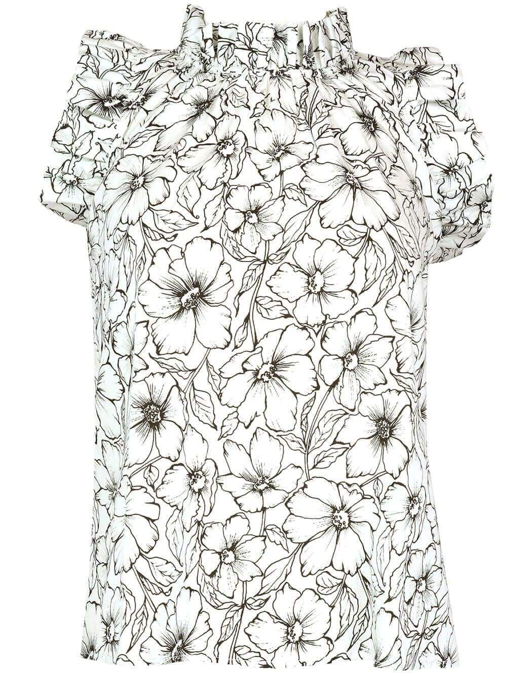 CHRISTY LYNN-Aurelie Blouse - Etched Floral-