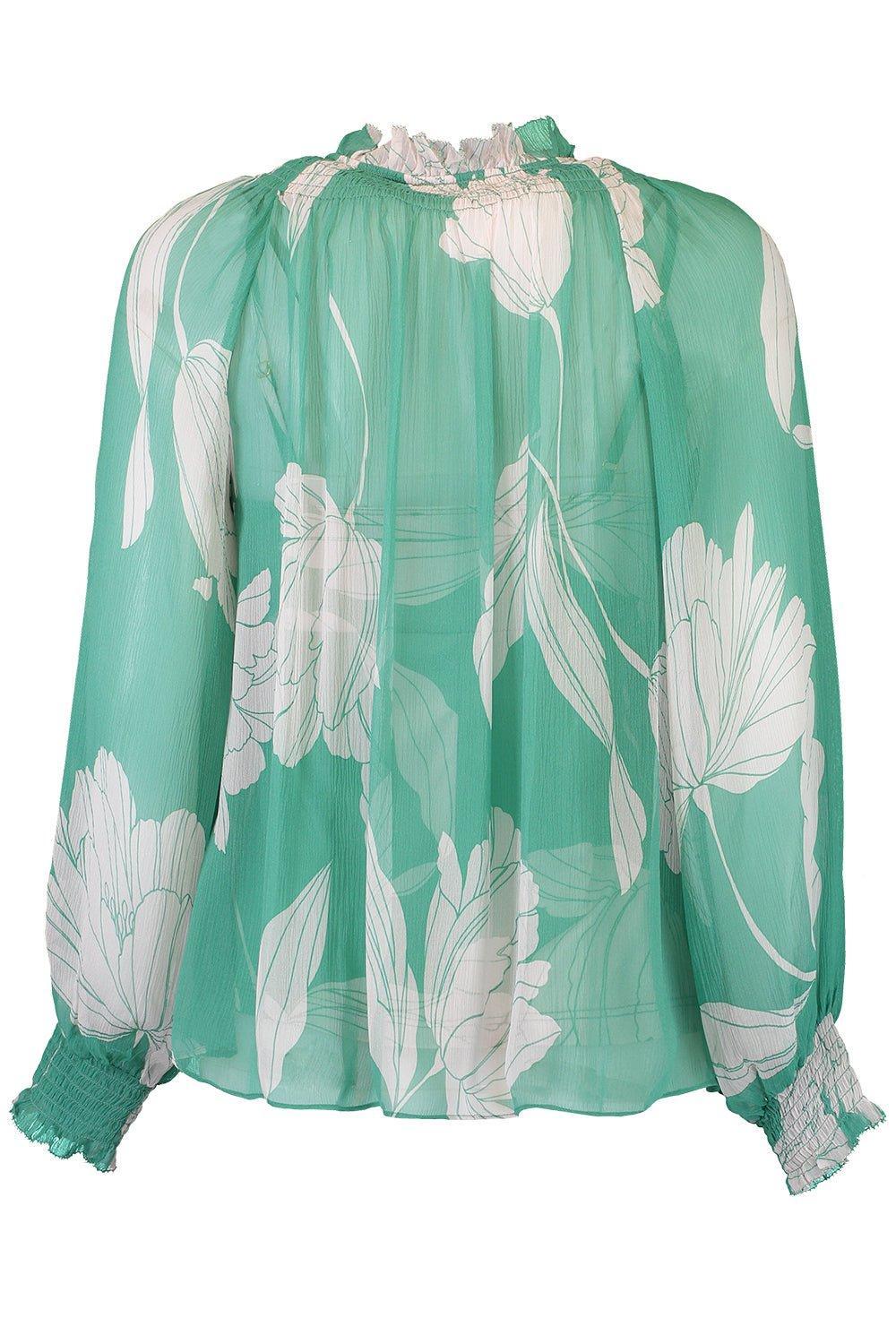 CHRISTY LYNN-Andrea Blouse - Jade Iris-