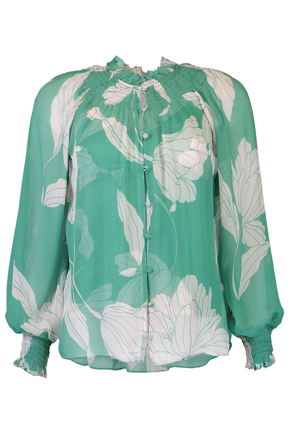 CHRISTY LYNN-Andrea Blouse - Jade Iris-