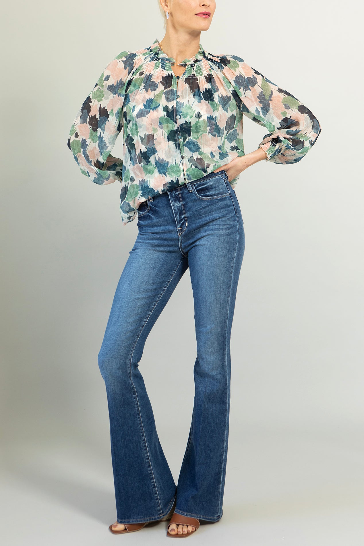 CHRISTY LYNN-Andrea Blouse - Lotus-