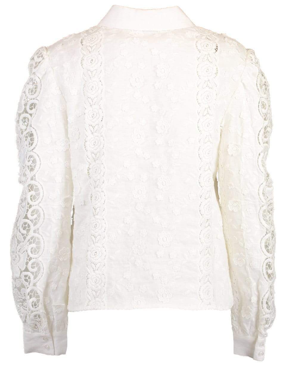 CHRISTY LYNN-Victoria Blouse - White Floral-