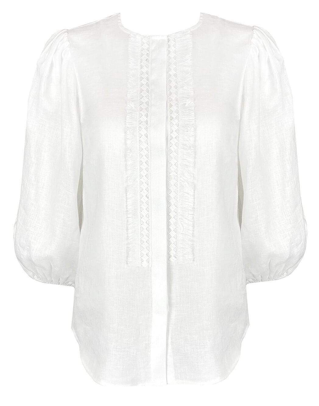 CHRISTY LYNN-Marie Top - White-