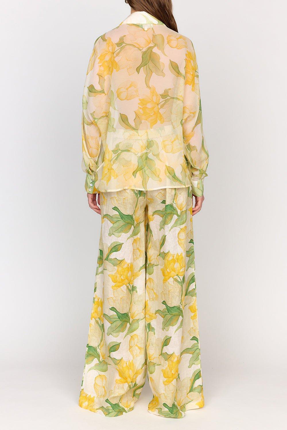 CHRISTY LYNN-Marley Top - Waterlily Yellow-