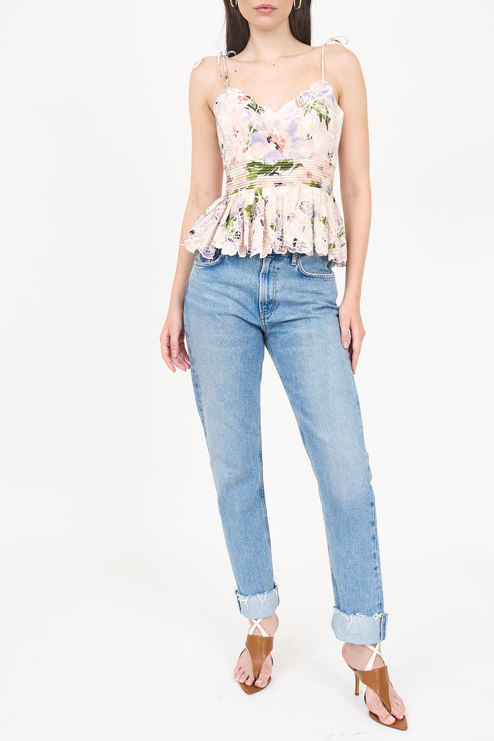 CHRISTY LYNN-Ashton Top - Lilac Floral-LILACFLR