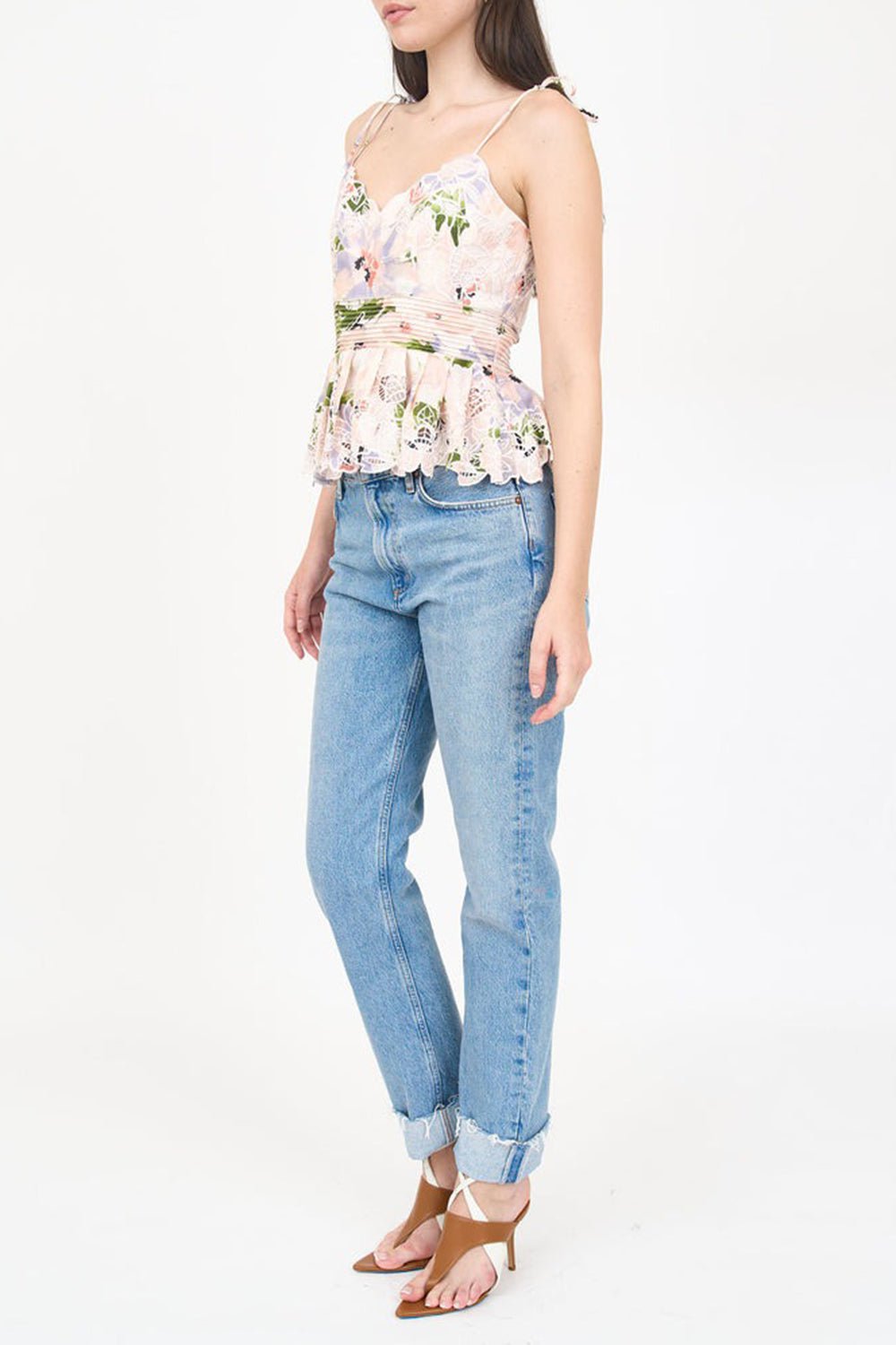 CHRISTY LYNN-Ashton Top - Lilac Floral-LILACFLR
