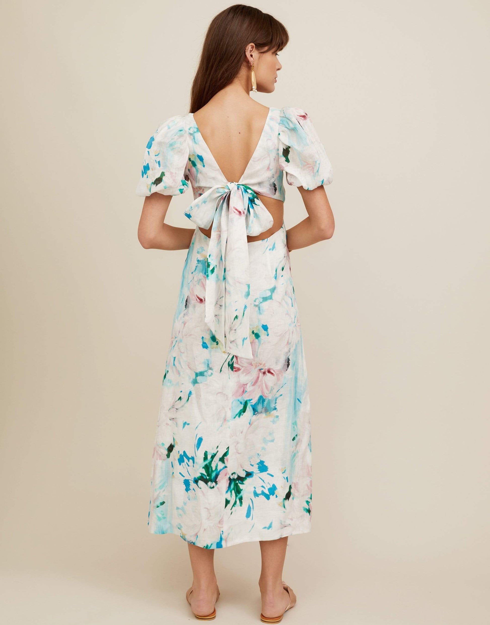 CHRISTY LYNN-Jacqueline Dress - Watercolor Floral-