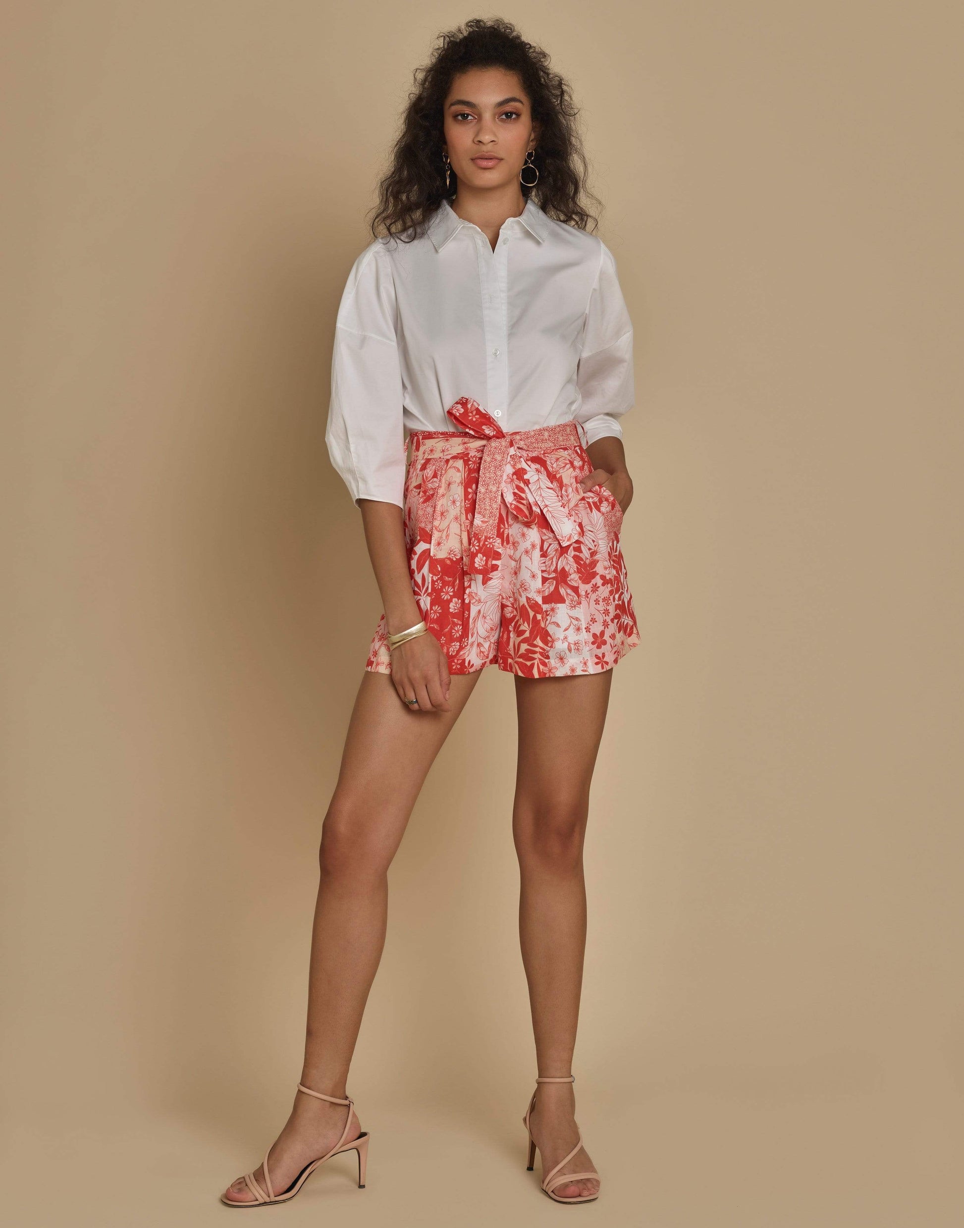 CHRISTY LYNN-Coco Blouse - White-WHITE