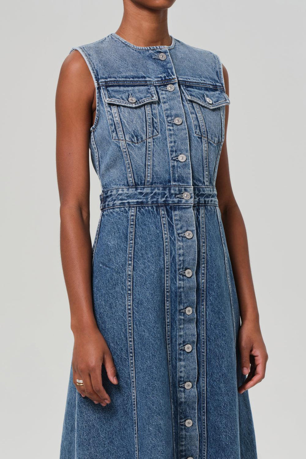 citizens of humanity denim dress Citizens of Humanity Silvana Shift Dress in Blue