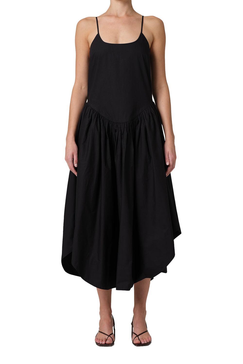Ari Midi Dress-WASHDBLK-XS-CLOTHINGDRESSCASUAL-CITIZENS of HUMANITY
