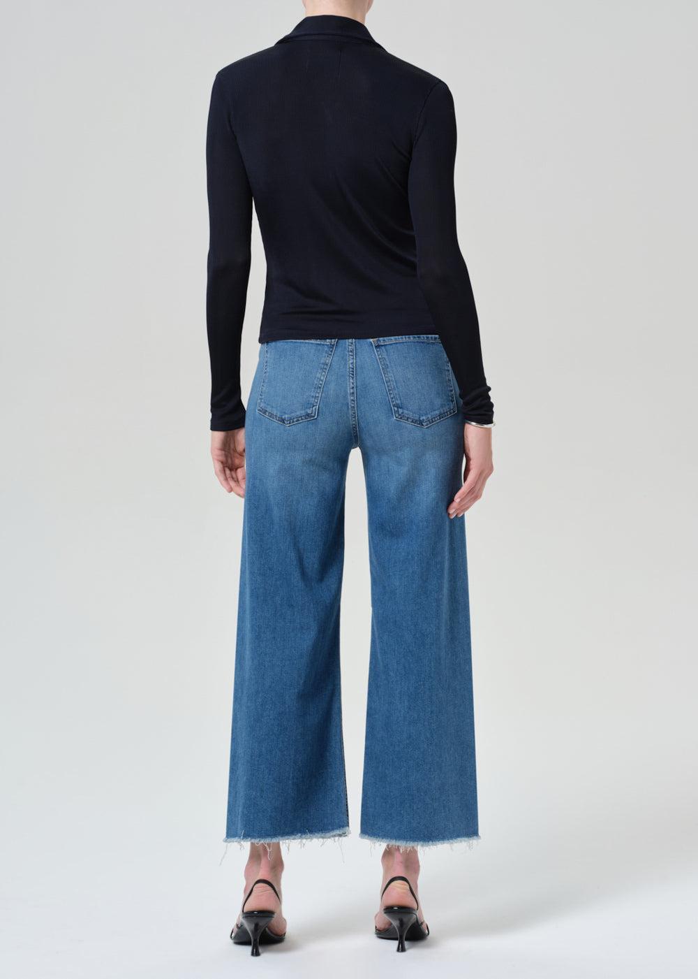 Lyra Crop Pant - Verve-BLUE-26-CLOTHINGPANTCROPPED-CITIZENS of HUMANITY