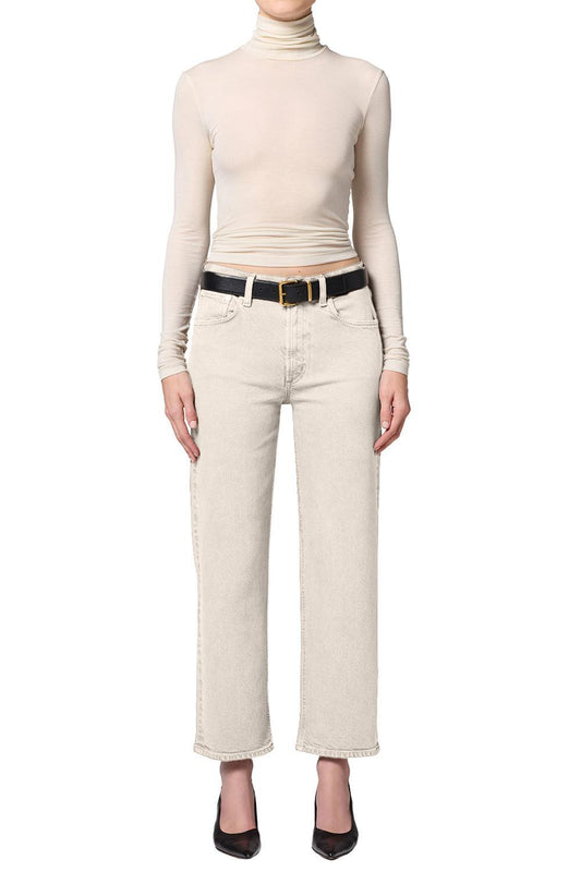 Palma Straight Leg Jean - Almond-CREAM-26-CLOTHINGPANTDENIM-CITIZENS of HUMANITY