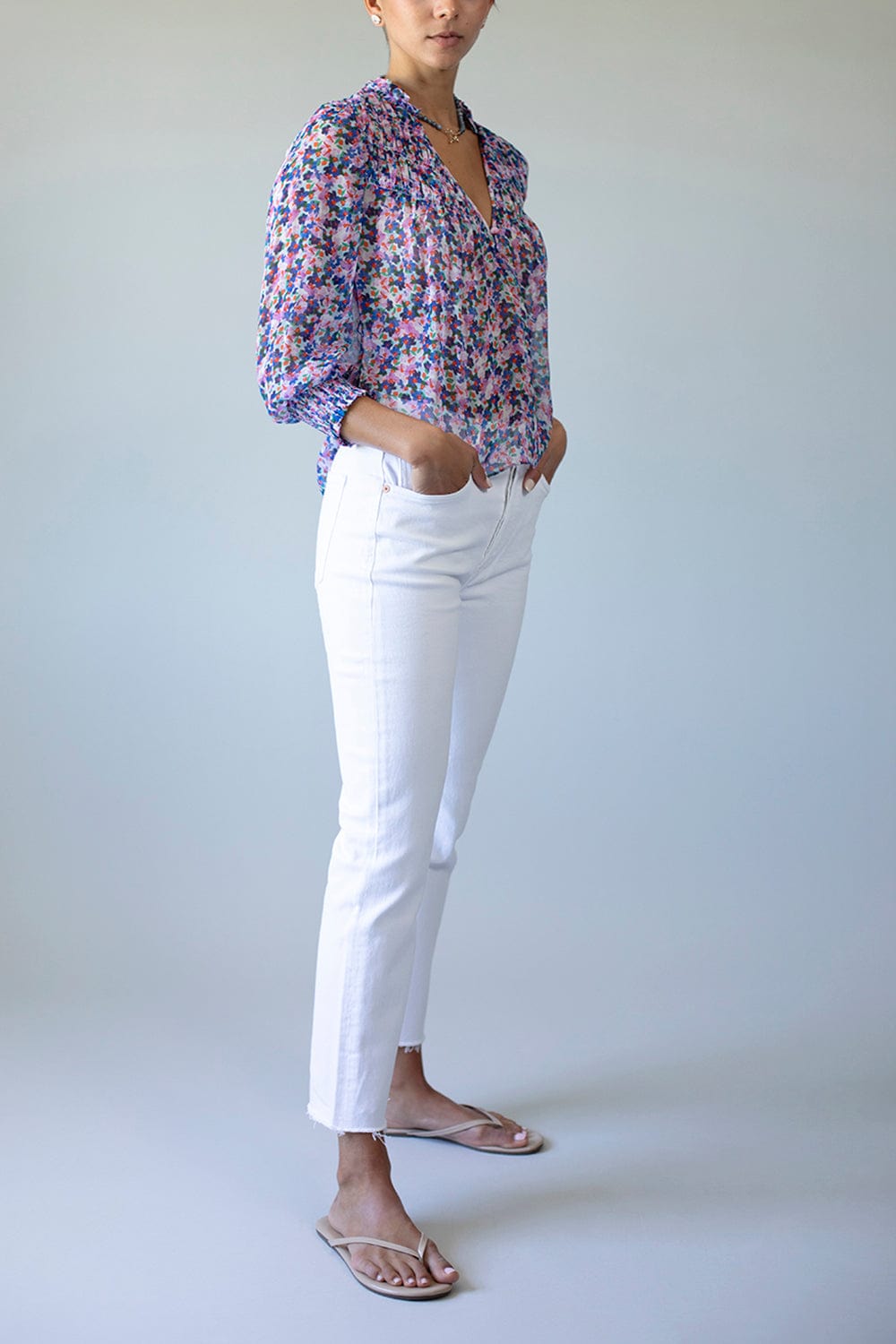 CITIZENS of HUMANITY-Isloa Cropped Boot Pant - Plaster-