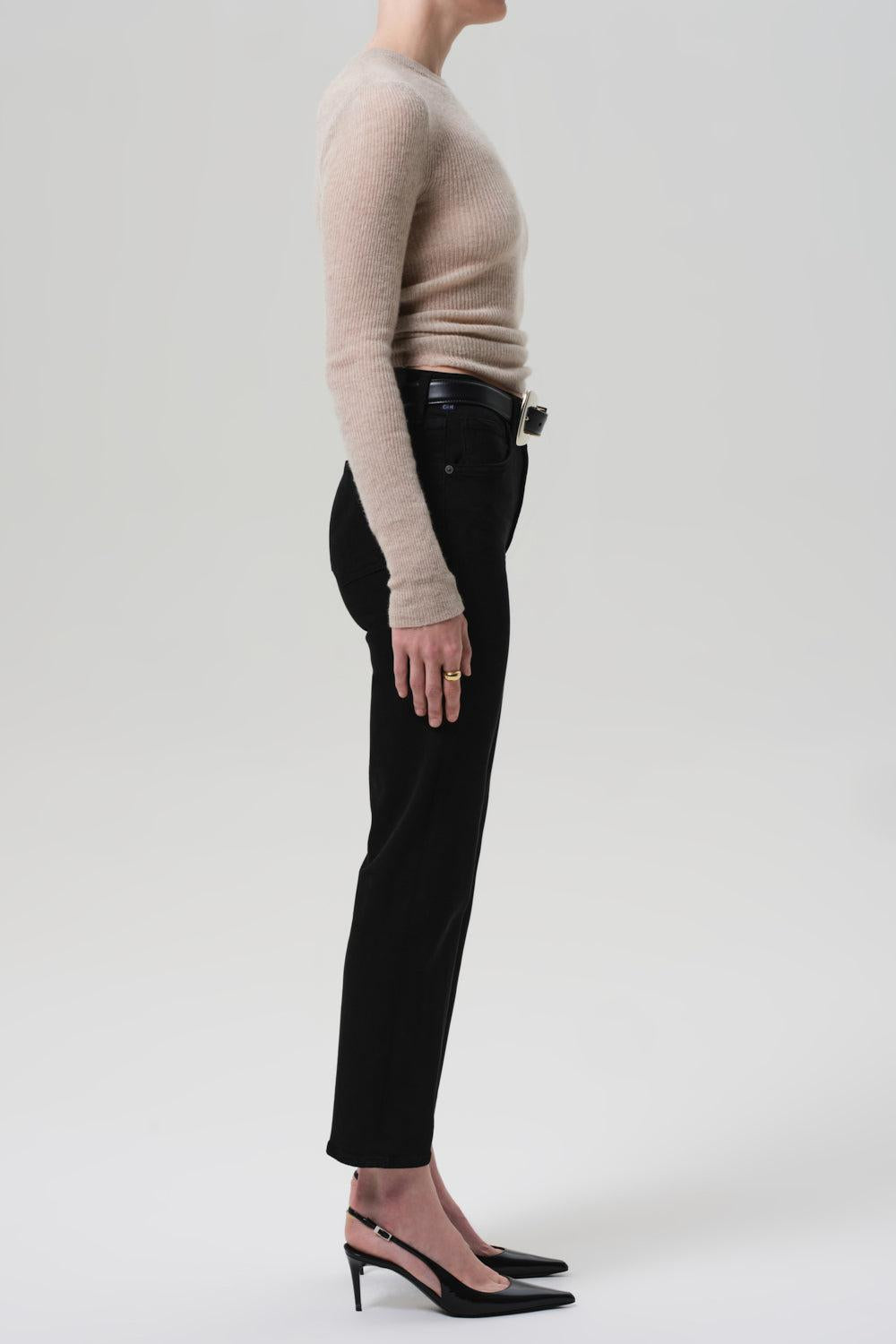 Caia Straight Pant-PLUSHBLK-26-CLOTHINGPANTDENIM-CITIZENS of HUMANITY