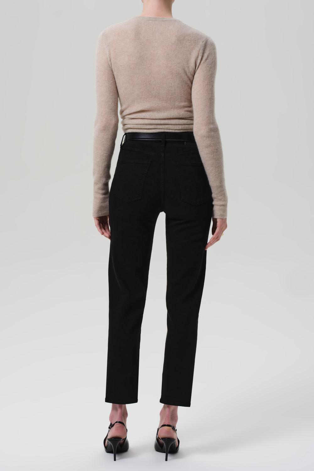 Caia Straight Pant-PLUSHBLK-26-CLOTHINGPANTDENIM-CITIZENS of HUMANITY