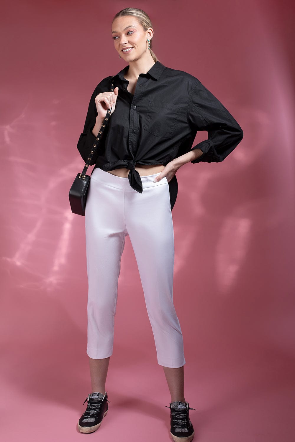 CITIZENS of HUMANITY-Kayla Long Sleeve Button Down Shirt - Black-