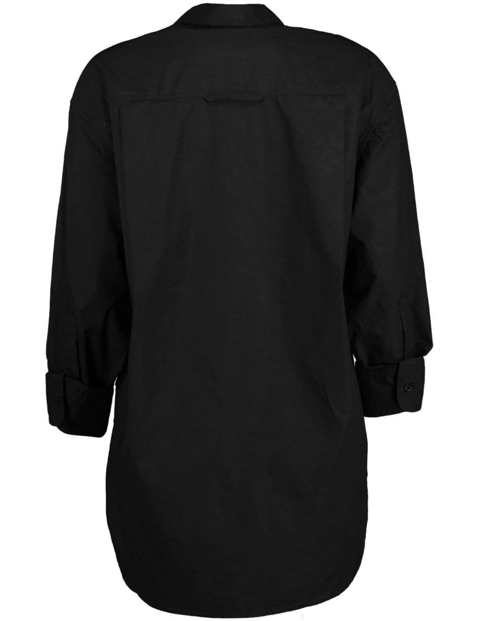 CITIZENS of HUMANITY-Kayla Long Sleeve Button Down Shirt - Black-