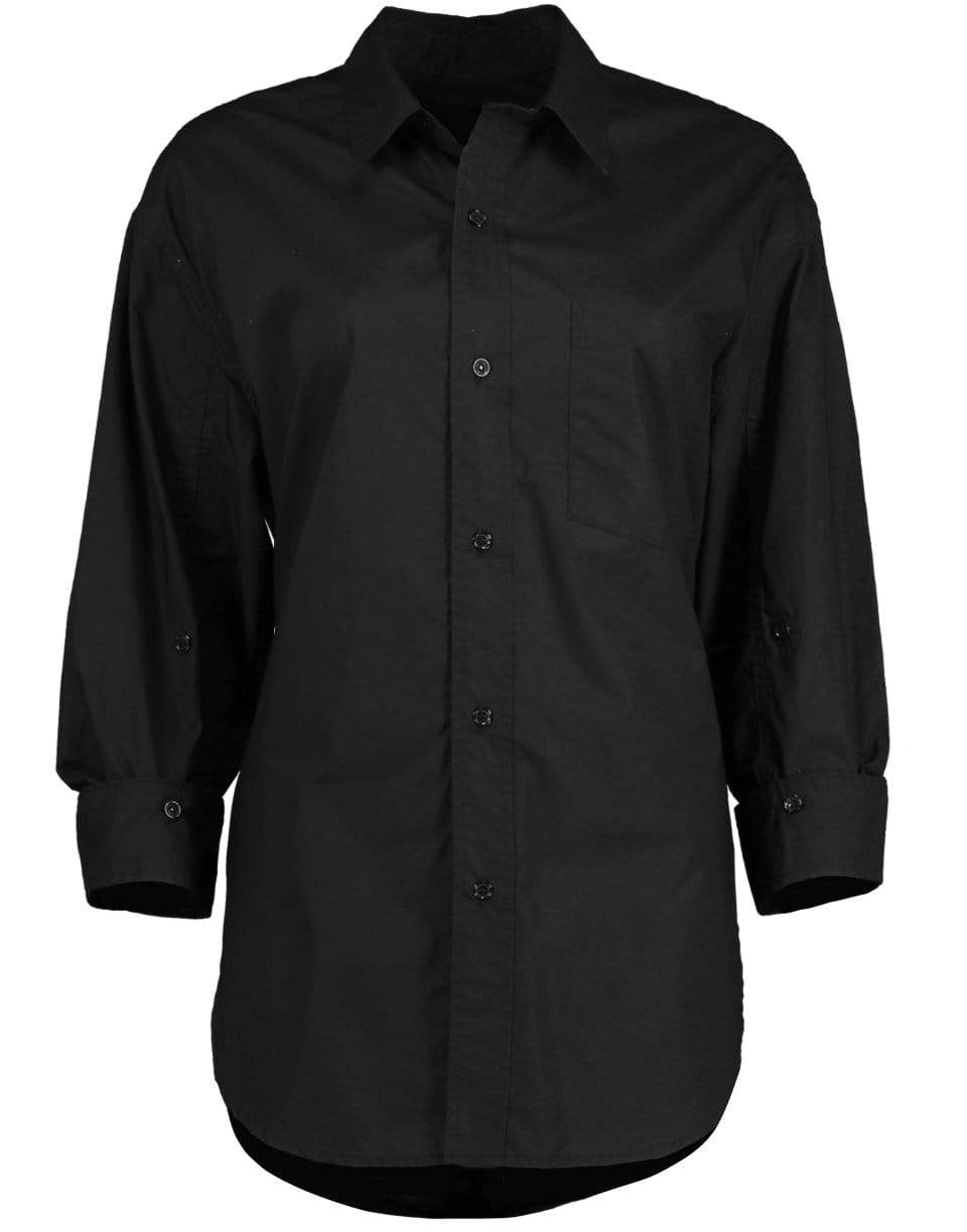 CITIZENS of HUMANITY-Kayla Long Sleeve Button Down Shirt - Black-