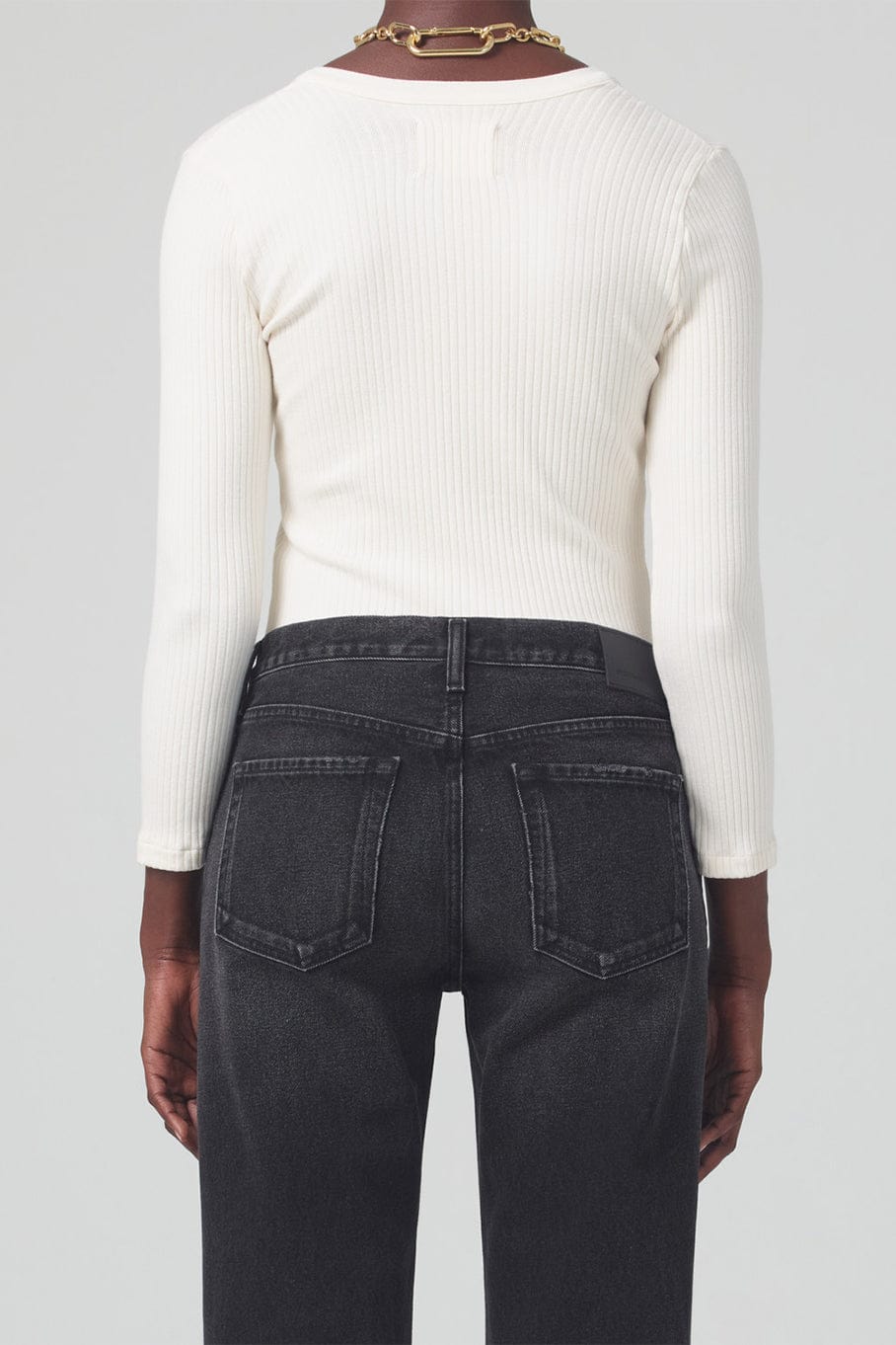 CITIZENS of HUMANITY-Aideen Rib Henley Top-